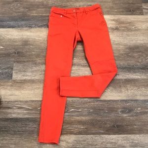 H&M skinny orange pants